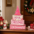 Christmas Decorations Indoor, Winter Pink Christmas Tree Home Decor, alternate view 6