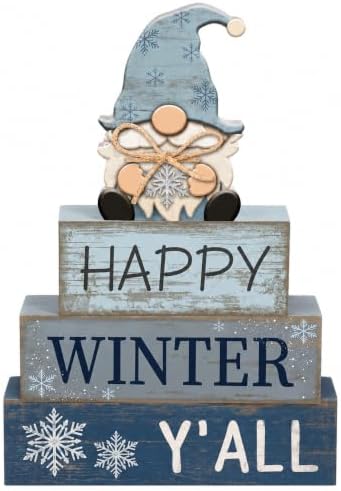 Christmas Decorations Indoor, Winter Snowflake Gnome Christmas Home Decor