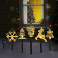 Christmas Decorations Outdoor, Christmas Pathway Lights, 5 PCS