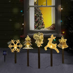Christmas Decorations Outdoor, Christmas Pathway Lights, 5 PCS