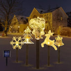 Christmas Decorations Outdoor, Christmas Pathway Lights, 5 PCS, alternate view 6