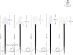 Christmas Decorations Outdoor, Christmas Pathway Lights, 5 PCS, alternate view 7