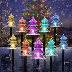 Christmas Decorations Outdoor, Solar Tree Pathway Lights, 10 PCS