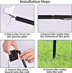 Christmas Decorations Outdoor, Solar Tree Pathway Lights, 20 PCS, alternate view 7