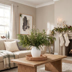 Christmas Faux Arrangement for Centerpieces - Pine Branches & White Berries in Pine & Berry, alternate view 3