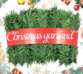 Christmas Garland, 54FT Artificial Soft Green Realistic Pine Greenery for Indoor Outdoor Xmas Mantle, Staircase