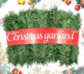 Christmas Garland, Artificial Christmas Garland Imdoor or Outdoor Use Non-Lit Greenery Garland