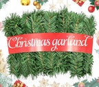 Christmas Garland, Artificial Christmas Garland Imdoor or Outdoor Use Non-Lit Greenery Garland