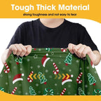 Christmas Green Plastic Table Cloth Disposable, 4 Pack, 54 x 108 in, alternate view 4