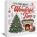 Christmas Home Decorations Indoor, It's The Most Wonderful Time Wood Sign