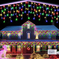 Christmas Icicle Lights - 19Ft Christmas Lights, Multicolor