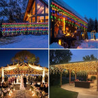 Christmas Icicle Lights Battery Operated 10Ft Color Changing String Lights, alternate view 7