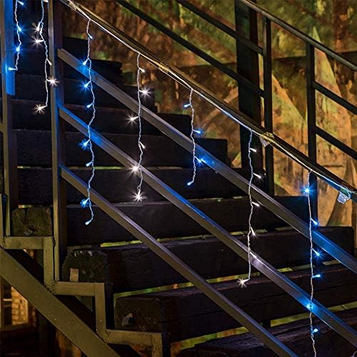 Christmas Icicle Lights Outdoor,300 LED 33FT Hanging String Lights, alternate view 6