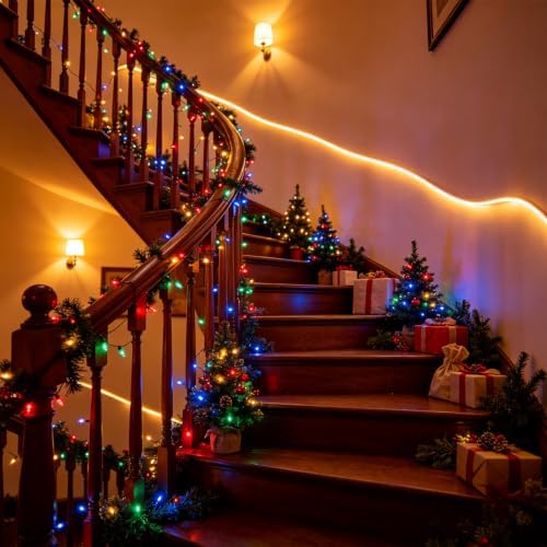 Christmas Lights Battery Operated, 50LED 16ft (1 Pack, Multicolor), alternate view 3