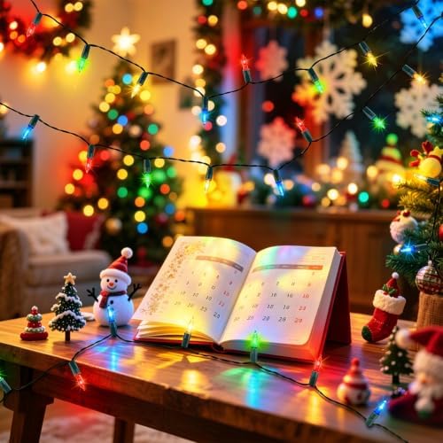 Christmas Lights Battery Operated, 50LED 16ft (1 Pack, Multicolor), alternate view 7