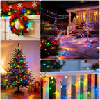Christmas Lights Battery Operated, 50LED 16ft (2 Pack, Multicolor), alternate view 2