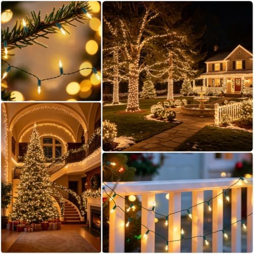Christmas Lights Battery Operated, 50LED 16ft (2 Pack, Warm White) in Warm White, alternate view 2