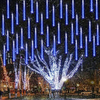 Christmas Lights Outdoor 11.8 inch 10 Tubes Meteor Shower Lights