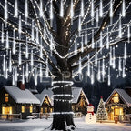 Christmas Lights Outdoor 16 Tubes 384 LEDs Meteor Shower Lights, alternate view 5