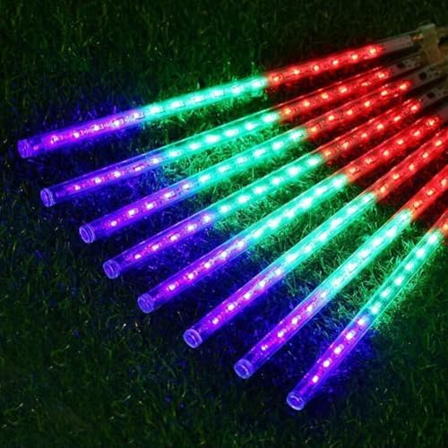 Christmas Lights Outdoor UL Certified 24 Tubes 576 LEDs (Equivalent to 3 Sets of 8 Tubes) Meteor Shower Light, alternate view