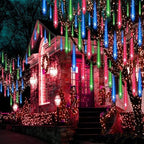 Christmas Lights Outdoor UL Certified 24 Tubes 576 LEDs (Equivalent to 3 Sets of 8 Tubes) Meteor Shower Light, alternate view