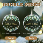 Christmas Married Ornament 2026, Wedding Gift for Couple, Mr and Mrs Marriage Gifts for Newlyweds, Bridal Shower, alternate