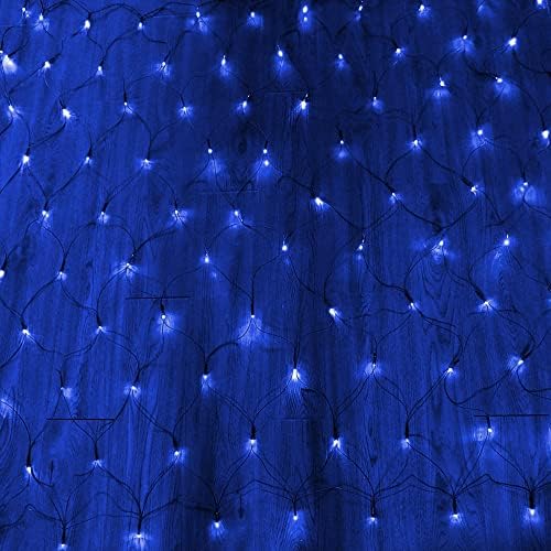 Christmas Net Lights, 360 LED 12FT x 5 FT Green Wire Waterproof Connectable String Lights with 8 Modes, alternate view 5