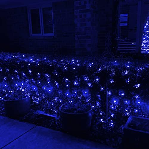 Christmas Net Lights, 360 LED 12FT x 5 FT Green Wire Waterproof Connectable String Lights with 8 Modes, alternate view 6