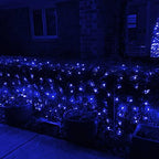 Christmas Net Lights, 360 LED 12FT x 5 FT Green Wire Waterproof Connectable String Lights with 8 Modes, alternate view 6