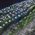 Christmas Net Lights, 360 LED 12FT x 5 FT Green Wire Waterproof Connectable String Lights with 8 Modes