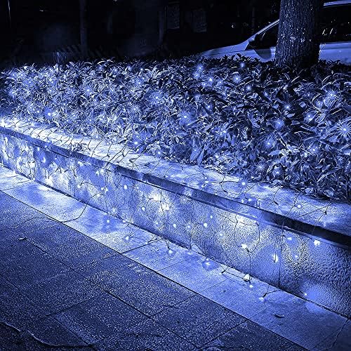 Christmas Net Lights, 360 LED 12FT x 5 FT Green Wire Waterproof Connectable String Lights with 8 Modes, alternate view 3