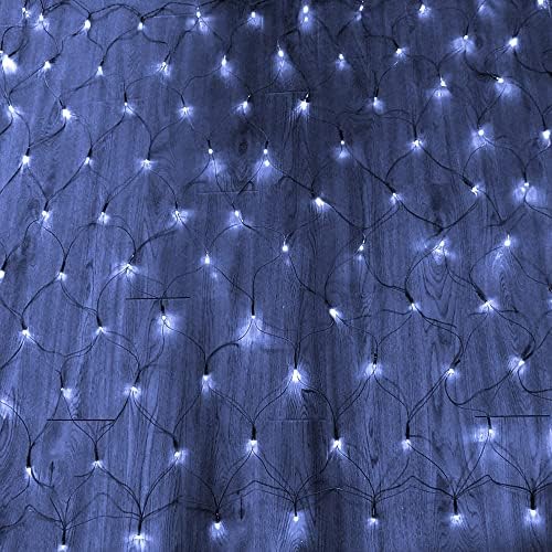 Christmas Net Lights, 360 LED 12FT x 5 FT Green Wire Waterproof Connectable String Lights with 8 Modes, alternate view 5