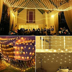 Christmas Net Lights, 360 LED 12ft x 5ft Connectable Mesh Fairy String Lights,8 Modes Low Voltage Safe Adaptor, alternate