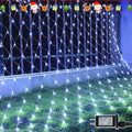 Christmas Net Lights, 360 LED 12ft x 5ft Connectable Mesh Fairy String Lights, 8 Modes Low Voltage Safe Adaptor