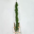 Christmas Norfolk Pine Garland 6 Ft Artificial Real Touch Norfolk Pine Garland Realistic Green Faux Greenery for, alternate