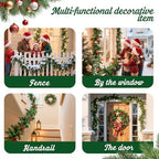 Christmas Norfolk Pine Garland: 6 FT Artificial Realistic Garland, alternate view 5