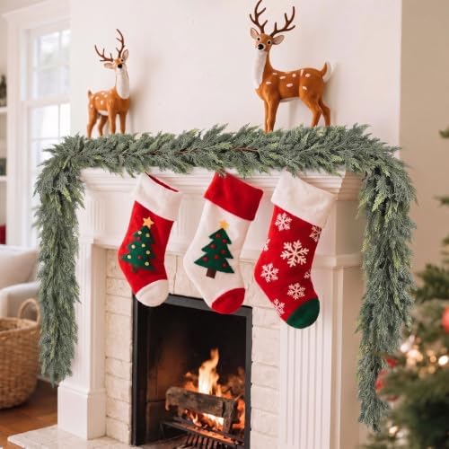Christmas Norfolk Pine Garland: 9 FT Artificial Cedar Garland in Cedar Garland 9 Ft, alternate view 3