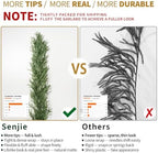 Christmas Norfolk Pine Garland Real Touch for Mantle Decoration, alternate view 3
