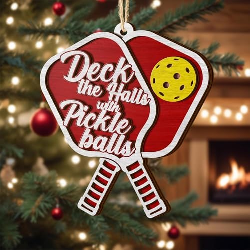 Christmas Ornament 2025, Gift Idea for Christmas (Pickleball Ornament 2026) in 3.54 Inches in Pickleball, alternate view 5