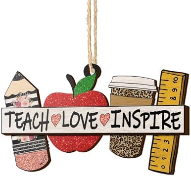 Christmas Ornament 2025, Gift Idea for Christmas (Teacher Ornament) in 3.54 Inches in Teacher Ornament