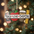 Christmas Ornament 2025, Gift Idea for Christmas (Teacher Ornament) in 3.54 Inches in Teacher Ornament, alternate view 5