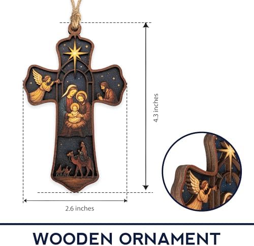 Christmas Ornament 2026, Christian Christmas Ornaments, Religious Christmas Ornaments, Christmas Ornaments, alternate view 2