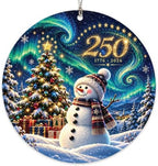 Christmas Ornaments, 250 Anniversary USA Merchandise, Christmas Ornament 2026, United States 250th Anniversary