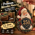 Christmas Ornaments, 250 Anniversary USA Merchandise, Christmas Ornament 2026 in Santa250, alternate view 7