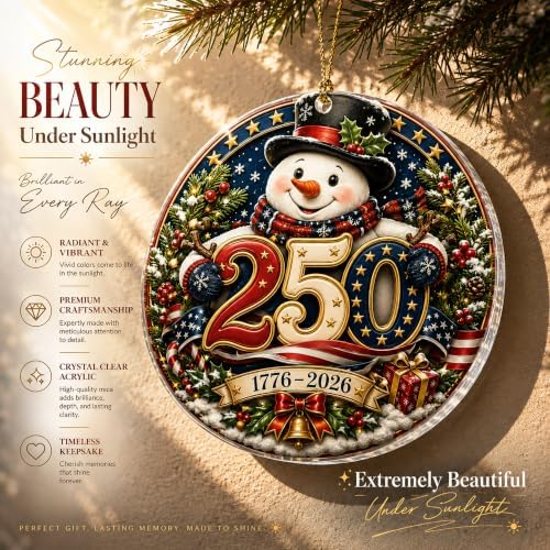 Christmas Ornaments, Snowman Decor, 2026 Christmas Ornaments, alternate view 6