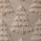 Christmas Pillow Covers 16 x 16 Set of 2 Xmas Decorations Beige Christmas Tree Pillow Cases Plush Faux Fur Soft, alternate