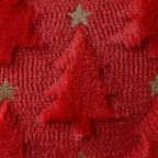 Christmas Pillow Covers 18 x 18 inch Set of 2 Red Christmas Tree Pillow Covers Decorations Plush Faux Fur Soft, alternate
