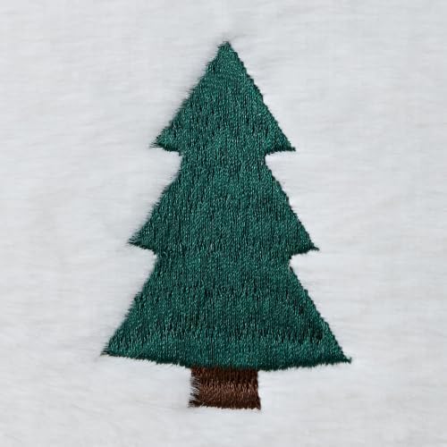 Christmas Pillow Covers 18x18 Pack 2 White Home Xmas Decor P023B18, alternate view 3