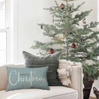 Christmas Pillow Covers Merry Christmas Throw Pillow Decorative Beige Cotton Cloth Linen Cloth Pillow Cover Sofa, alternate