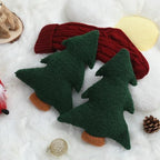 Christmas Pillows, Christmas Tree Pillow Cute Xmas Tree Shaped Plush Pillow Stuffed Christmas Decor for Party, alternate view
